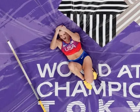 Moon claims 3rd world pole vault title in thrilling Japanese competition