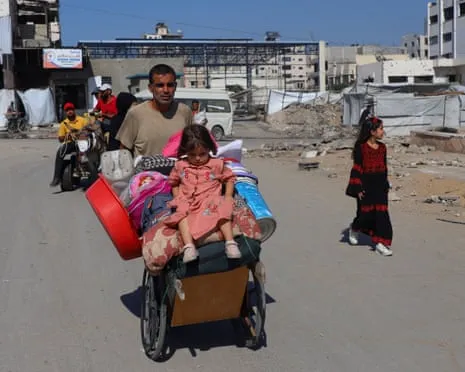 Escaping away from Death to Death: Gaza Residents Confront Heart-Wrenching Choice