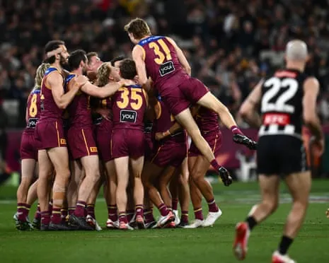 The Lions Demolish The Magpies to Claim Championship Clash With Geelong